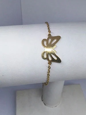 دستبند استیل مدل پروانه 